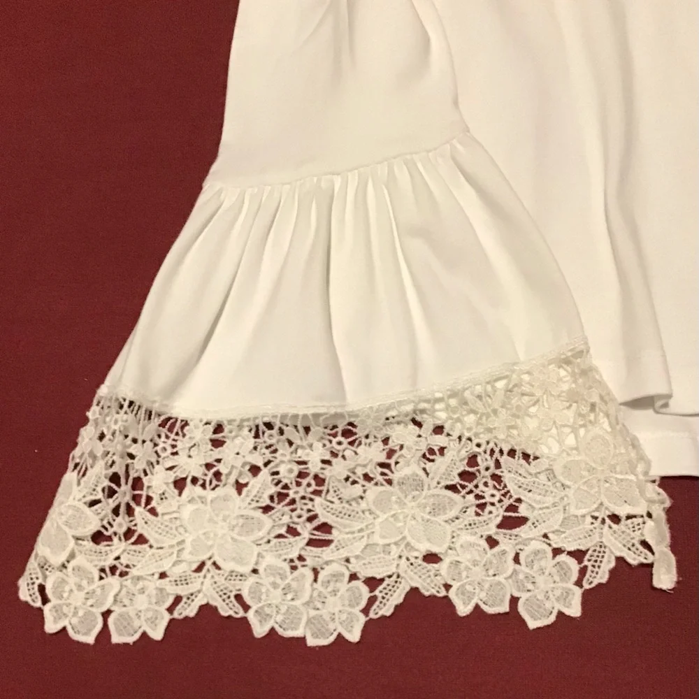See By Chloe White Bell Sleeve Top - Picture 7 of 7